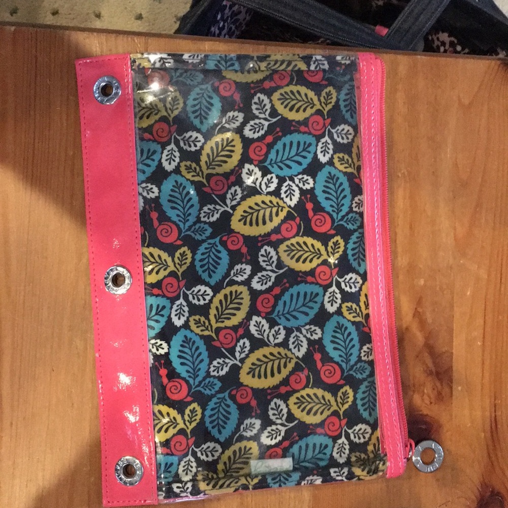 Vera Bradley pencil case. Floral pattern